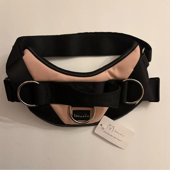 ShawnCo New $33 Essential Harness Padded Rose Gold Black XL - Picture 3 of 12